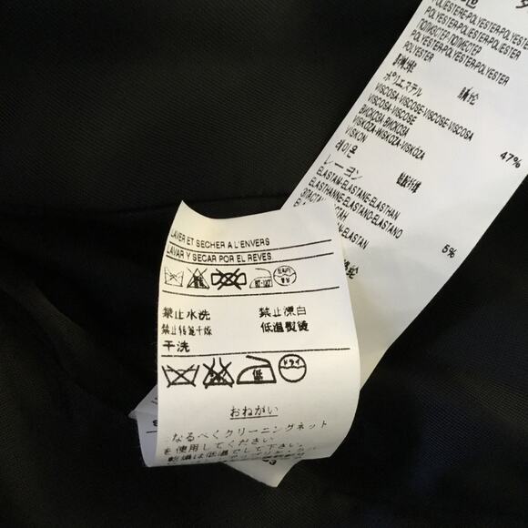 Benetton Black Three-Button Wool Blazer - Picture 10 of 10